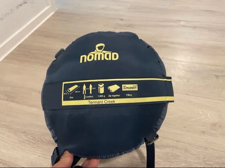 Nomad Tennant Creek Schlafsack – auch als Decke nutzbar – 220 × 80 cm